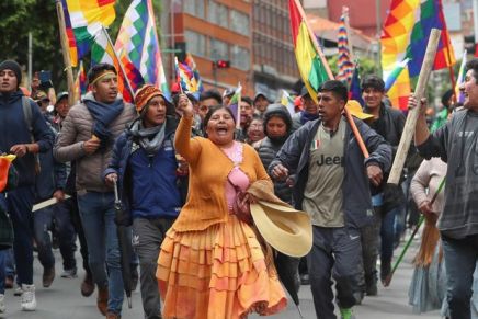 Bolivia: contro il golpe, con il&nbsp;popolo
