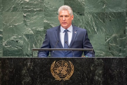 Il discorso del presidente Miguel Díaz-Canel all’Assemblea generale&nbsp;dell’ONU