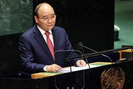 Il discorso del presidente Nguyễn Xuân Phúc all’Assemblea generale delle Nazioni&nbsp;Unite