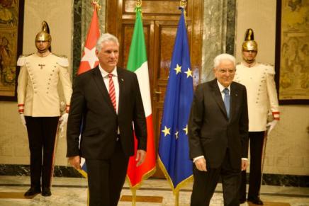 Il presidente cubano Díaz-Canel visita Italia, Serbia e&nbsp;Francia