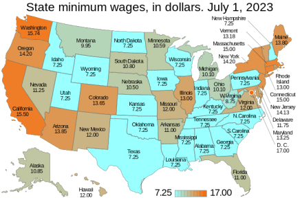 USA: un salario minimo irrilevante che va&nbsp;aumentato