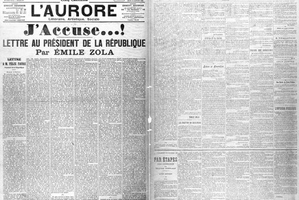 Émile Zola: “J’Accuse…!” (13 gennaio&nbsp;1898)
