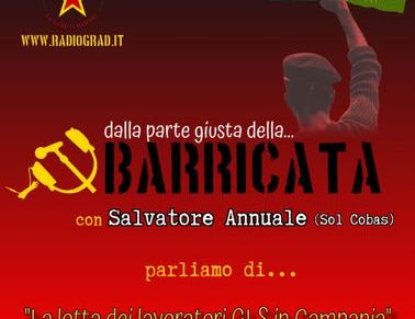 La Barricata: fine anno con i lavoratori della GLS di&nbsp;Napoli