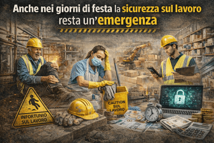 Ricordiamoci della sicurezza sul lavoro… anche nei giorni di&nbsp;festa