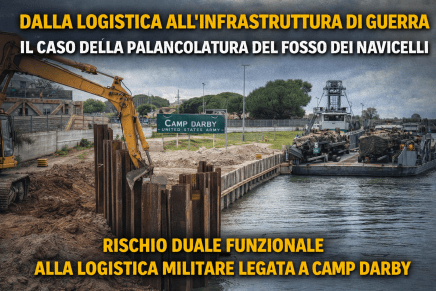 Dalla logistica alla infrastruttura di guerra: il caso della Palancolatura del Fosso dei&nbsp;Navicelli