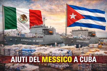 Il Messico invia a Cuba più di 800 tonnellate di aiuti&nbsp;umanitari