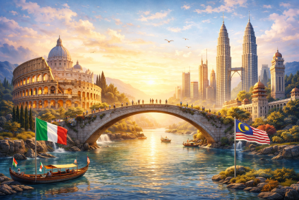 ​La rinascita dell’Asia – Un ponte di pensieri ed idee per unire oriente ed occidente, Italia e&nbsp;Malesia