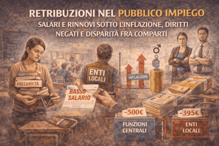 L’andamento delle retribuzioni nel settore&nbsp;pubblico