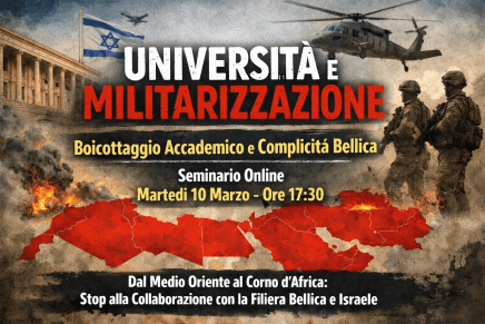 Interviste Scomode – Rilanciamo il boicottaggio accademico, con Giuseppe Curcio Interviste Scomode – Rilanciamo il boicottaggio accademico, con Giuseppe Curcio