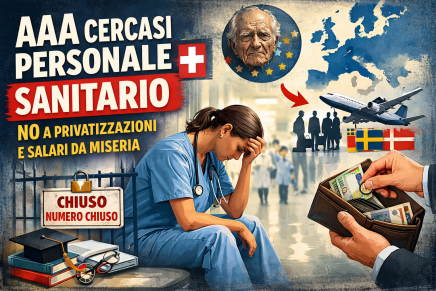 AAA cercasi personale sanitario: si astengano fautori delle privatizzazioni e della miseria&nbsp;salariale