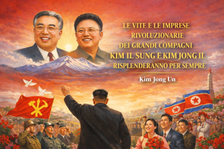 Kim Jong Un – Le vite e le imprese rivoluzionarie dei grandi Compagni Kim Il Sung e Kim Jong Il risplenderanno per&nbsp;sempre
