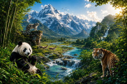 Acque limpide e montagne verdi: la costruzione della Bella Cina attraverso parchi, biodiversità e civiltà&nbsp;ecologica