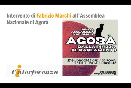 Intervento di Fabrizio Marchi all’Assemblea Nazionale di Agorà Intervento di Fabrizio Marchi all’Assemblea Nazionale di Agorà
