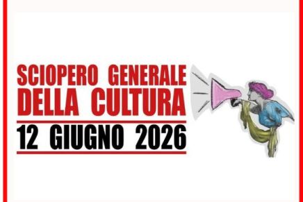 Work in Progress – 12 giugno, sciopero generale della&nbsp;cultura