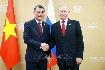 Il Primo Ministro vietnamita incontra il Presidente Putin a Mosca Il Primo Ministro vietnamita incontra il Presidente Putin a Mosca