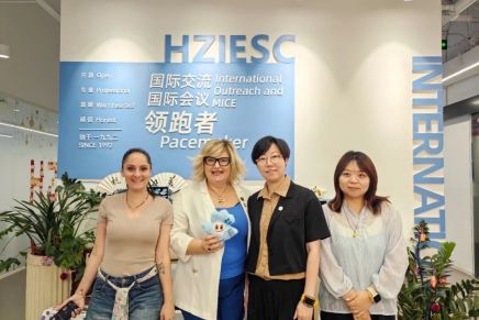 Rafforzare la cooperazione sino-italiana nei settori distintivi e inaugurare una nuova fase di vantaggi reciproci: una delegazione di Italy-China Link visita il Centro per gli scambi internazionali di&nbsp;Hangzhou
