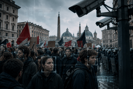 Distopia in purezza: terrorismo di piazza e riconoscimento facciale Distopia in purezza: terrorismo di piazza e riconoscimento facciale