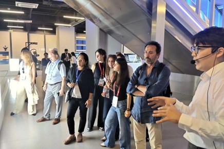 Hangzhou tra storia e futuro: la delegazione italiana al GDTE visita il Palazzo Deshou e il Centro per l’intelligenza&nbsp;incarnata