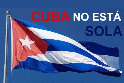 «Cuba no está sola»: Palermo solidale con Cuba sotto assedio «Cuba no está sola»: Palermo solidale con Cuba sotto assedio