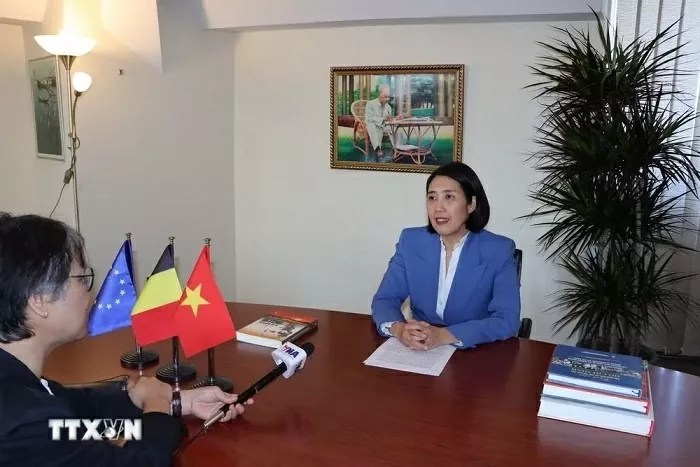 Visita ufficiale del leader vietnamita Tô Lâm presso l’UE in Belgio: creare slancio per la cooperazione bilaterale e&nbsp;multilaterale